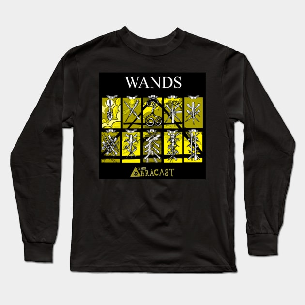 Minor Arcana: Wands Long Sleeve T-Shirt by abracast